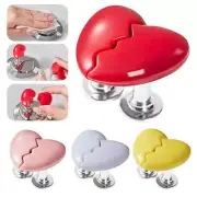 Broken Heart Shaped Toilet Press Button Toilet Press Home For Bathroom New Q7U5