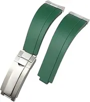 [RAYESS] Metal Curved End 20mm 21mm Watchbands Special for Rolex Datejust 41mm 126334 m126300 Watch Strap Link Accessories Tools Men