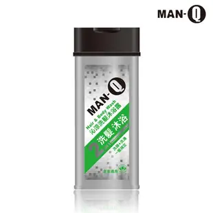 MAN-Q 2in1沁涼洗髮沐浴露 350ml/瓶