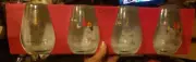 Catherine Malandrino Stemless Wine Glasses 19oz Set Of 4 UNICORNS Magic Dreams