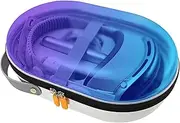 [AWINNER] Compatible for Apple Vision Pro Case,Accessories VR Headset with Elite Strap,Ultra-Sleek Design for Travel (Blue)