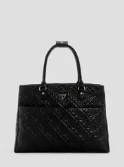 GUESS Black Adelasia Shopper Tote Bag