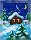 DIY Needlepoint/Tapestry Kit "Winter night" 5.9"x7.9", Bambini