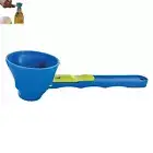 No Spill Scoop Converts to Funnel With Silding Base 2 in 1 Measuring Slide Scoop