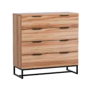 Artiss Chest of 4 Drawers Oak