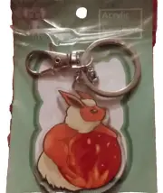 Pokemon - Eeveelution Keychains - Vaporeon Umbreon Espeon Sylveon Flareon Eevee