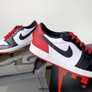 【NIKE 耐吉】Air Jordan 1 Low OG 黑紅 腳趾(CZ0790-106)