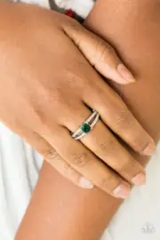 Paparazzi: Dream Sparkle - Green Ring
