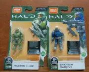 Mega Construx Halo Master Chief & SPARTTAN MARK VII Infinite Ser. 13 Fig.