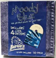 Vintage Bernie's CD Storage Sleeve Moody Bluz 20 Pack 4 Cool Designs 2001 New