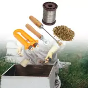 Bee Hive Frame Wire Tool Set Roller Frame Embedding Device Beekeeping Equipment