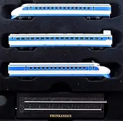 Seven Secrets Shinkansen Three Part Train & Track Model Railway Collectable Z Gauge | Collectors Static Box Set | KB09