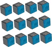 FOYTOKI 12Pcs Pool Chalk for Billiards Friction Increasing Chalk for Enhanced Grip Billiard Accessories for Players and Amateurs for Pool Table Use