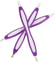 Healeved Nail Art Tools Fork Nail Fork Set Cuticle Peeler Scraper Manicure Set Random Color