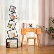 5-Tier Bookshelves, 67" Tall Black Bookshelf, Book Shelf, Bookcase Storage BLACK