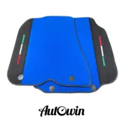 AutoWin Brand Blue Floor Mats for Ferrari 812 GTS with Alcantara Leather (for: Ferrari)