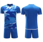 Set of 12 Custom Made Camo style Jersey & Shorts Soccer Kit for Men