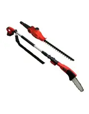 [Giantz] Cordless Pole Chainsaw Hedge Trimmer Saw in Red