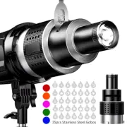 Bowens Mount Flash Snoot Conical Lens Video Artist Modelling Shape Photo Studio