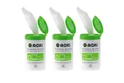 3x Moki Screen Wet Wipes Clean Bottle 50 Pack | TV/Monitor/Tablet/Phone LCD/LED