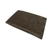 Jacquard Table Cloth Splatter Chocolate 180cm Round