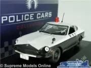 DATSUN 240Z MODEL POLICE CAR 240 Z COUPE 1:43 SIZE IXO ATLAS 04 FAIRLADY JAPAN T
