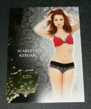 2019 Benchwarmer SCARLETT KEEGAN 25th Anniversary #68 Gold Variant/25 PLAYBOY