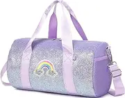 Dance bag, ballet bag, handbag, children's bag, shoulder bag, swimming bag, children's bag, rainbow glitter