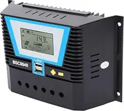 80A 12V/24V/36V/48V Solar Controller Charging Control Suitable Home RV Marine Engineering Plastic