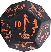 Exercise Dice for Workouts - Dice Game for Group Fitness,Multi-Functional Home Gym Workout Equipment for Women Postnatal Recovery Men Kids