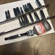 1/4 Inch craftsman ratchet New With Used Deep Well G Series Sockets
