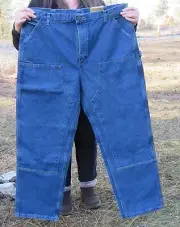 Carhartt Double Front Washed Logger Jeans 42x34 Pants B73 DST NWT Original Fit