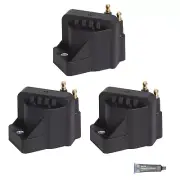 3 Pack Ignition Coil + Grease For Chevrolet Lucerne 5.3L 4.6L 3.1L 3.4L 2.2L (for: Chevrolet)