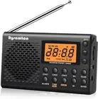 Portable FM/AM/SW Radio Receiver Digital LCD Display Clock Loud Speaker+Earphone