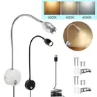 USB LED Reading Night Light Flexible Touch Control Dimmable Bedside Wall Lamp AU