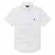 Polo Ralph Lauren RL 熱銷刺繡小馬短袖襯衫(SLIM FIT)-白色