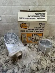 Sunbeam 94-351 Mixmaster Power Plus Mixer Slicer-Shredder Attachment EXCELLENT