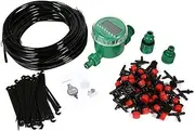 Micro Drip Irrigation System with Hose Timer Dripper Sprinkler Plant Watering Irrigation Pipe Irrigation Spray for Flower Lawn Patio Garden Greenhouse Plants