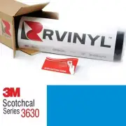 3M 3630 Scotchcal Light European Blue 147 Translucent Vinyl Film Sign Sheet Roll