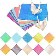 TEHAUX 50pcs Decorative Folding Paper Crafts Arts Origami Paper DIY Colored Vellum Paper Translucent Printer Paper Sheets Tracing Transfer Paper for Transferring Paper Sulfate Drawing Paper