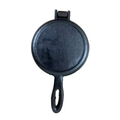 Waffle Maker, Direct Fire Professional Cast Iron Waffle Pan, Waffle Iron, Sandwi