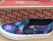 Vans Asher Galaxy Slip On Women’s Sneakers VN0A45JM9DM Skate Shoes Size 7.5
