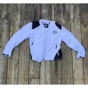 Harley Davidson Women's ARMORED Zephyr Mesh Riding Jacket Cloud Dancer