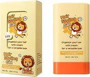 TiaoBug Hair Styling Wax Stick for Men Women Kids Lightweight Non Greasy Long Lasting Hold Easy to Apply Smooth Texture Portable Hair Care Yellow One Size