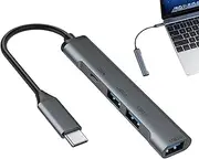 Hub Multiport Adapter, 4 in 1 USB Hub for Laptop, Portable Hub Multiport Adapter, Suitable for Your Daily Business Life Puissance