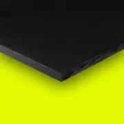 Delrin - Acetal Plastic Sheet 3/4" x 24" x 24" - Black Color