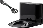 Spare Original Charger Dock, Compatible for Roborock S7 Q7 S7 Plus / Q7 Max / S5 Max / S8 / Q8 MAX, Robot Vacuum Cleaner(Black with Cable(EU))