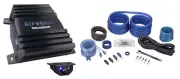Hifonics HAC-1500.1D 1500w Mono Amplifier 1 Ohm Class D Car Audio Amp + Wire Kit