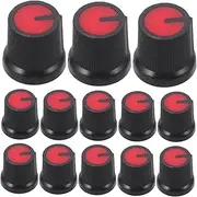 BESPORTBLE 50pcs Volume Control Knobs 6mm Wh148 Plastic Guitar Potentiometer Knobs for Electric Bass Guitar Repair