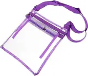 [Mipcase] Clear Clutch Purse Transparent Wallet for Outdoor Events for Concerts Travel and Stylish Crossbody Design Any Occasion
